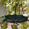 Platform Bird Feeder Umbrella Design Hanging Bird Feeder Weatherproof Bird Feeding Tray for Outdoor Garden Yard Patio