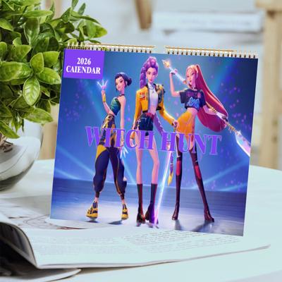 K-pop Охотники на демонов Календарь 2026 Янв. 2026 - Дек. 2026 12