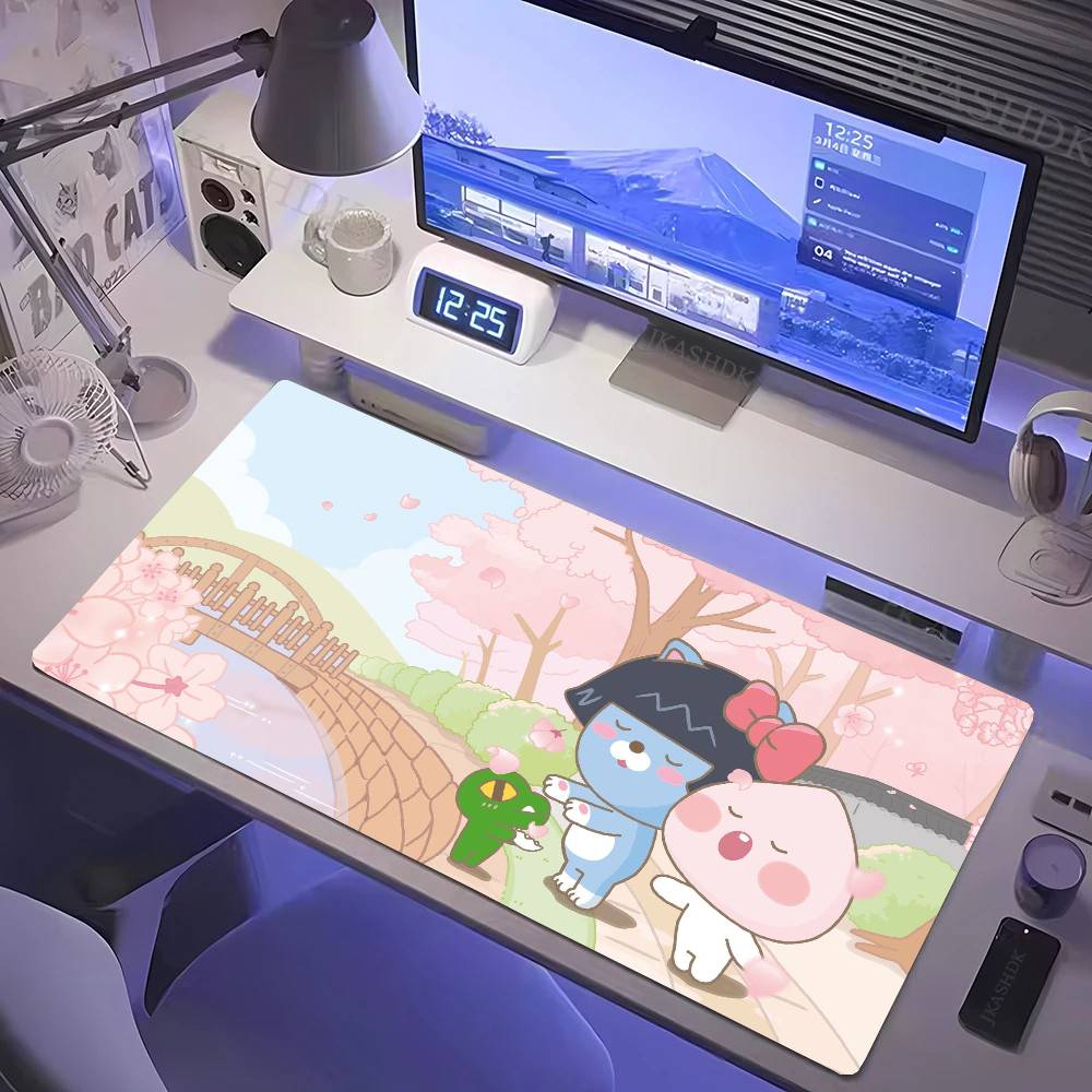 Korea Cartoon K-KAKAO CUTE FRIENDS Mousepad Mouse Mat Desk Mat With Pad Gaming Accessories Prime Gaming XXL Keyboard Pad Paddi