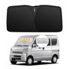 Солнцезащитный козырек на лобовое стекло Suzuki Every серии DA17V, УФ-защита, без присосок, легкий, от жары, летний, УФ, простая установка, в комплекте сумка для хранения в салоне