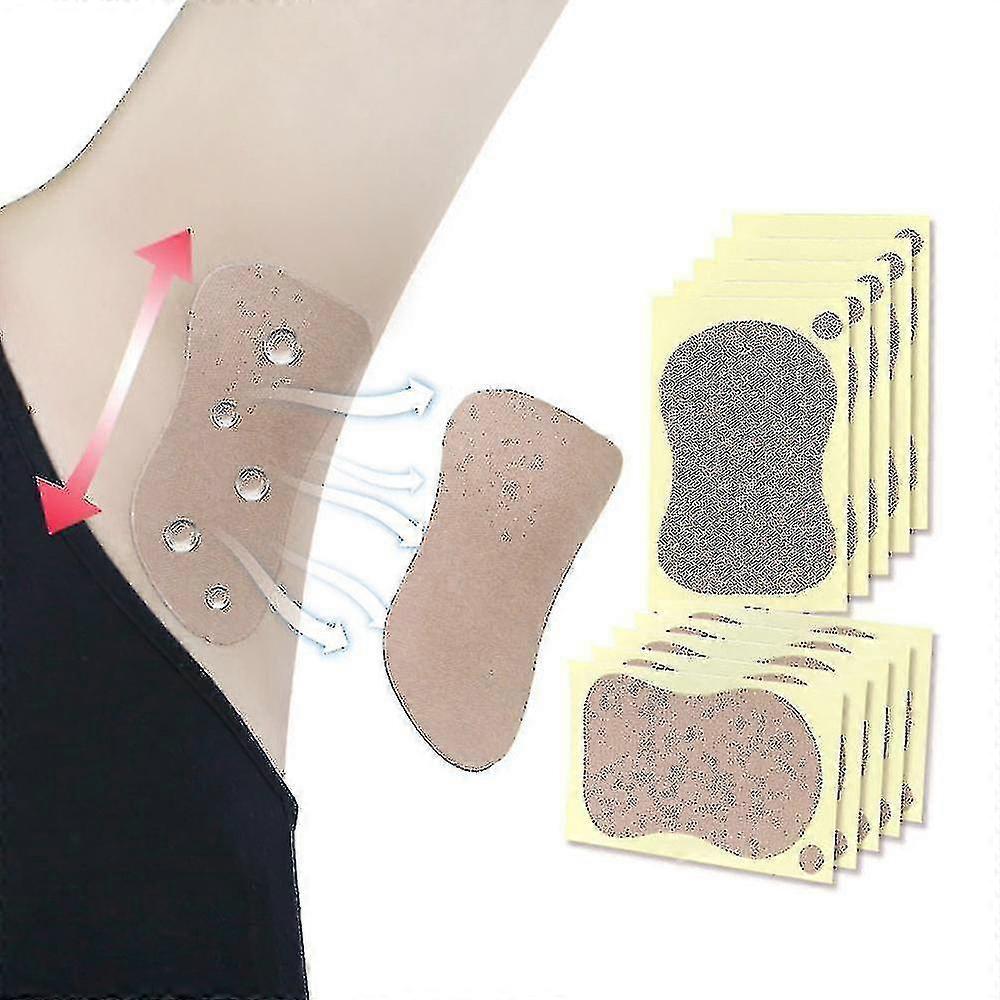50pcs Disposable Underarms Antiperspirant Stickers Armpit Sweat Pads For Gift