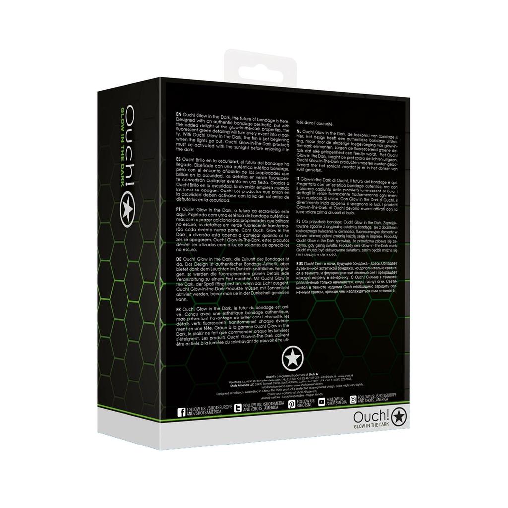 Bed Tie Attachment Set - Glow in the Dark Ouch! by shots