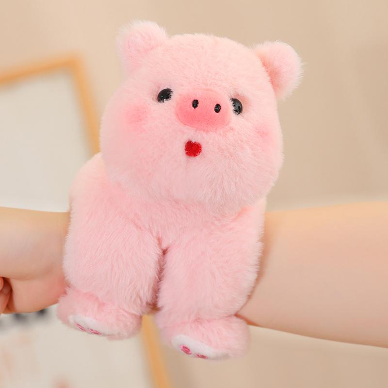 Креативные мягкие игрушки енот, лиса, хаски, кошка, обезьяна, папа, круглая игрушка, обернутая вокруг руки, куклы, игрушки для детей, подарок на день рождения
