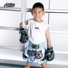 Kids Muay Thai Shorts Boxing Kickboxing Training Gym Sportswear Unisex Children Combat Pants