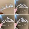 Alloy Bridal Tiara Crystal Rhinestone Crystal Crown New Hair Ornament  For Children