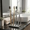 Gold Silver Dental Brushes Luxury Adult Tooth Brush Oral Care Manual Toothbrush  Family Oral Care