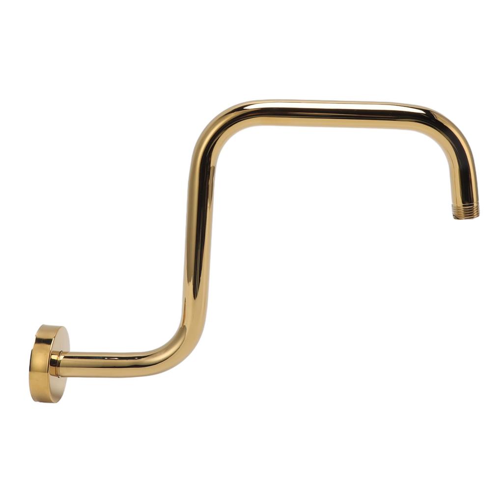 Shower Extension Arm Stainless Steel High Rise Shower Arm with Flange Wall Mounted Shower Head