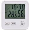 Термогигрометр Empex цифровой мини-часы с функцией магнита в комплекте с дисплеем максимальной и минимальной температуры, белый TD-8321