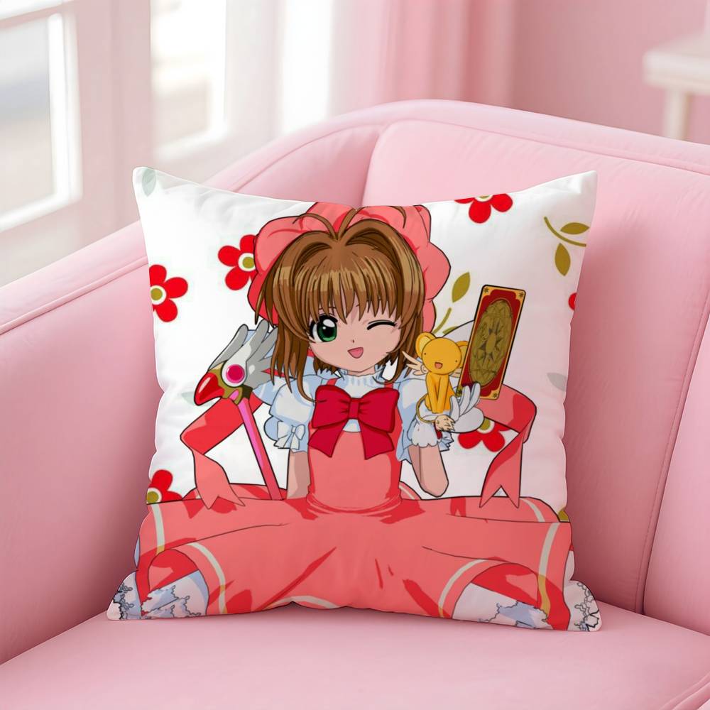 C-Cute Сакура Киномото Наволочка Антипылевой Клещ Невидимая Молния Шелковистый Короткий Плюш Чехол на Подушку для Дивана