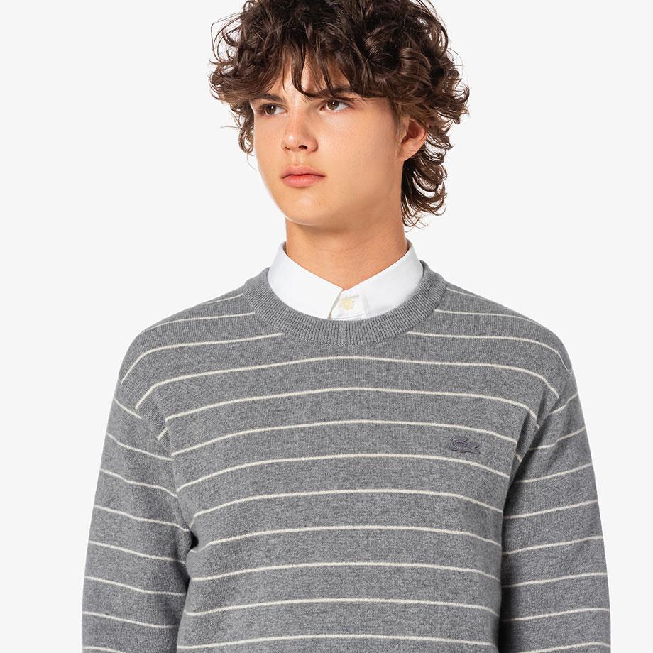 [lacoste] Men's Basic Crewneck Pullover AH596E-55NCCA