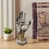 Cyberpunk Robotic Hand Halloween Holiday Gaming Desktop Decorations Bracket Ornaments Hand of God Resin Crafts Holiday Gifts