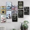 [SQ-DGLZ]COFFEE Menu Metal Sign Vintage Plaque Plate Decor For Pub Bar Wall Decor Break Coffee Tin Signs Retro Cafe Poster