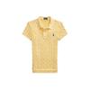 Polo FW23 Solid Slim Fit Casual Short Sleeve Polo Shirt Women tops Autumn-Yellow WMPOKNINB920118-700