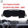 Для Toyota Corolla Altis Runx Allex E120 E130 2000 ~ 2007 крышка приборной панели pat Dash Board коврик ковер Dashmat салон автомобиля накидка