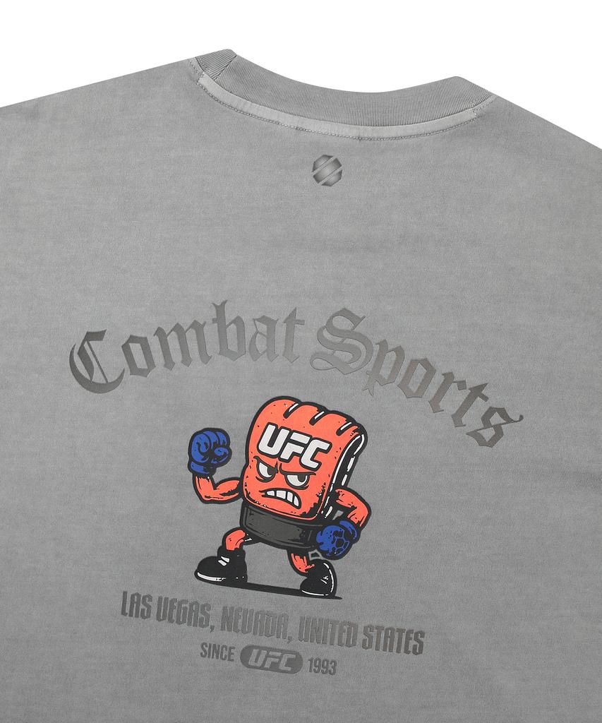 UFC SPORT Ufc Глоу Бой Оверсайз Лонгслив Серая U2Lsx1303Gr