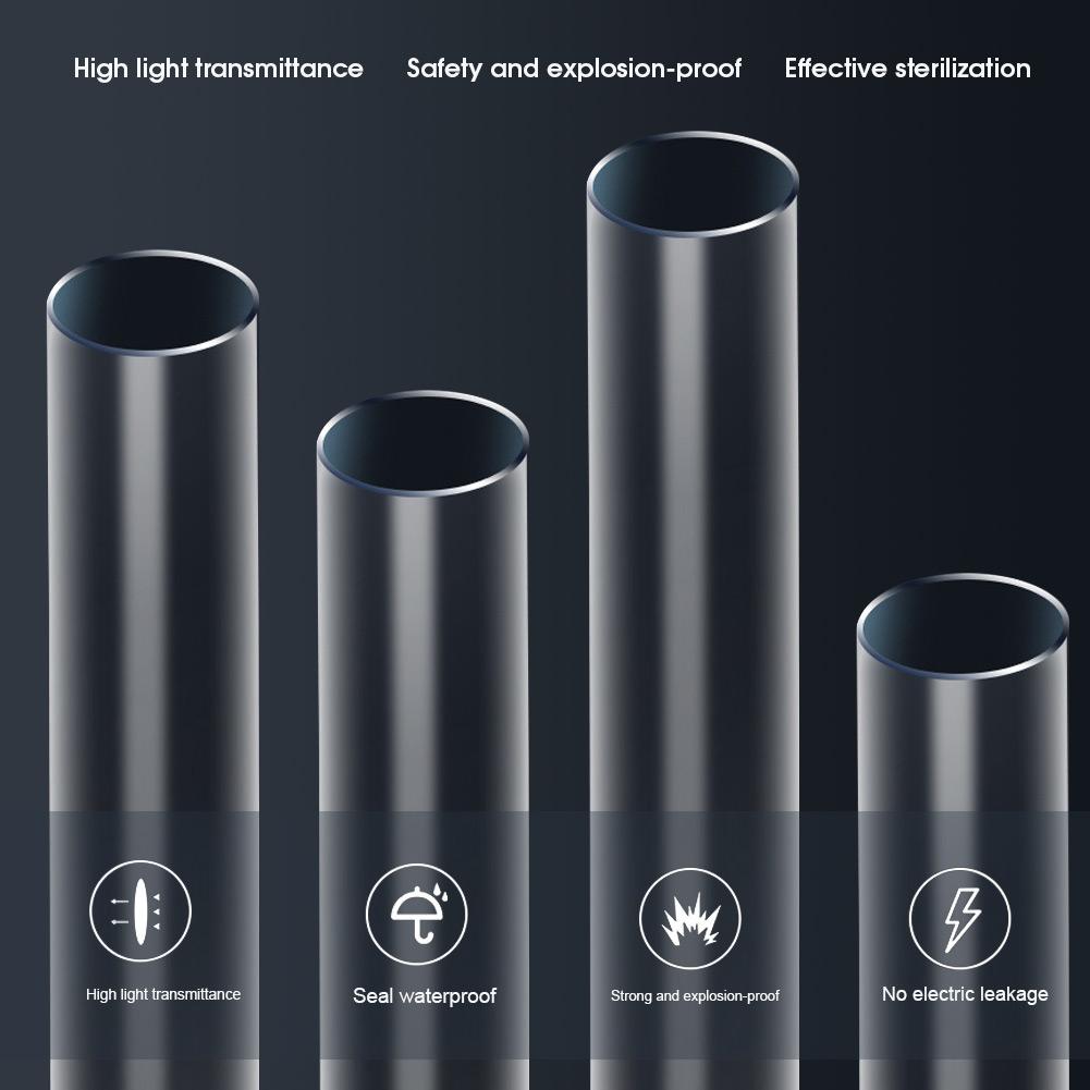 Fish Tank UV Sterilization Lamp Aquarium Ultraviolet Submersible Algae Removal Disinfection