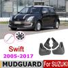 Автомобильные брызговики для Suzuki Swift 2017-2005, брызговики для крыльев, авто брызговики, аксессуары для брызговиков 2016 2015 2014 2010 2008