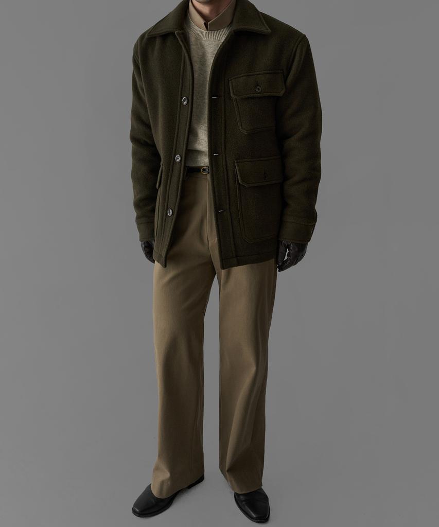 Bowlow Product Heavy Wool Field Jacket [Khaki]