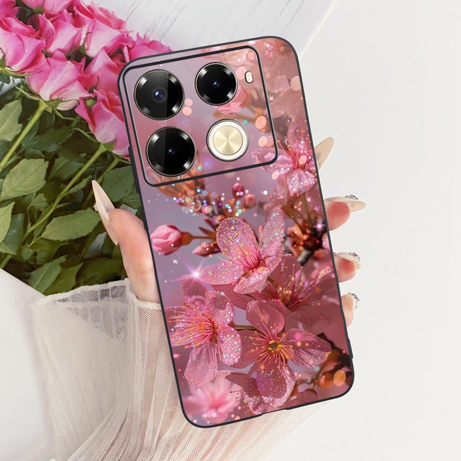 For Infinix Note 40 40X 5G Case X6852 New Butterfly Painted Cover Soft Silicone Case For Infinix Note 40 Pro Plus Note40 X Shell