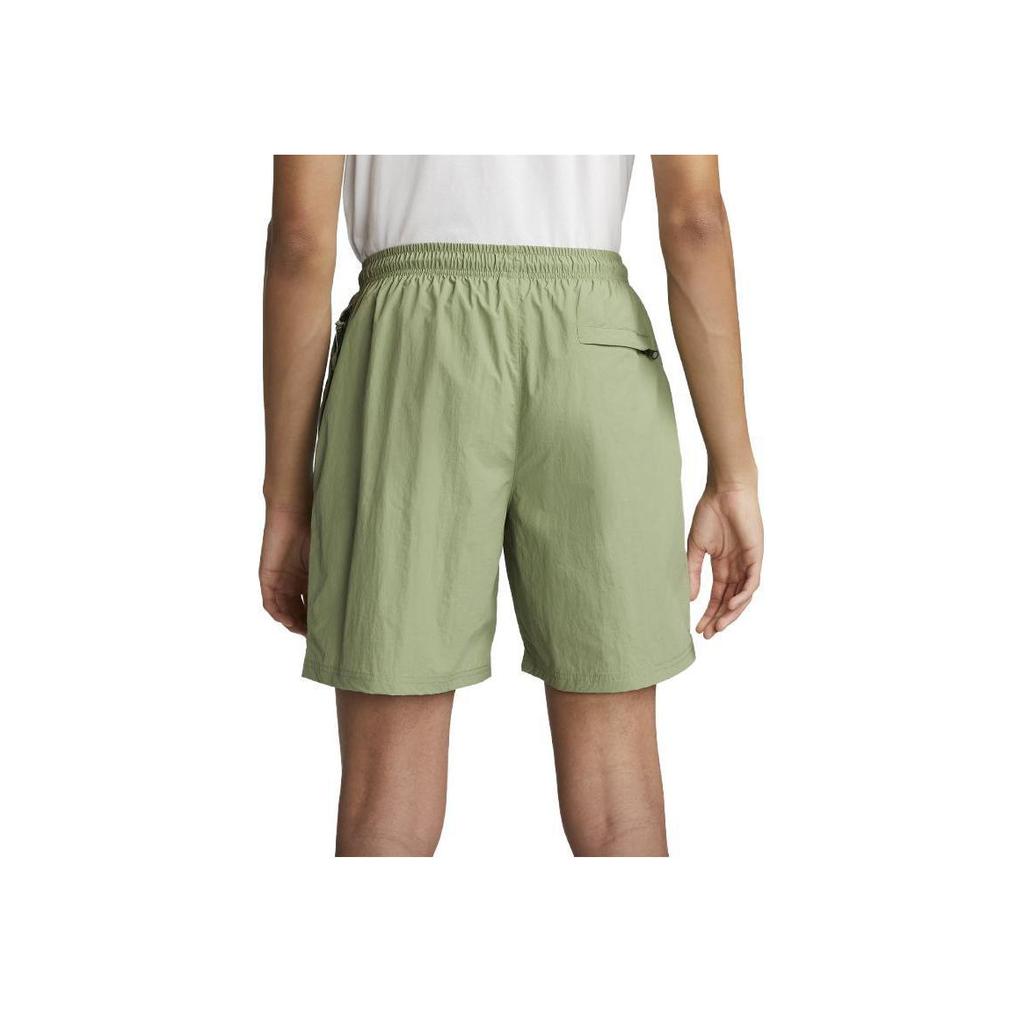 Nike Однотонные повседневные шорты с логотипом для бега, мужские брюки, зеленые DX0750-386