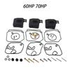 Carburetor Repair Kit Fit For Tohatsu Nissan 2.5 3.5 4 5 8 9.8 25HP 30HP 40HP 50HP 60HP 70HP 3F3 3F0 3V1 3BJ 3C8 3B2 346 87122