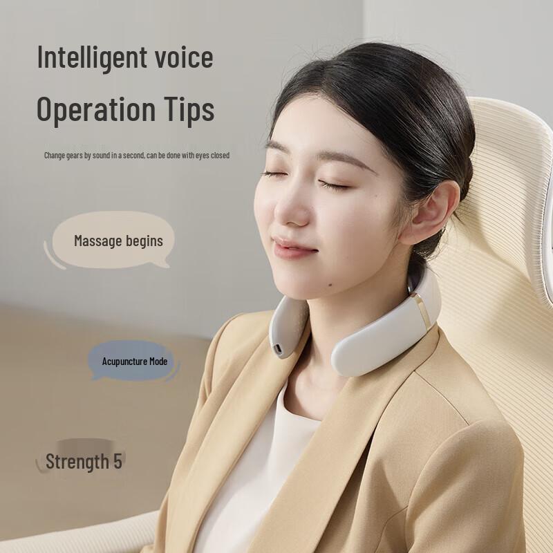 JEOYCOSY Smart Neck Massager with Heat and Electric Pulse