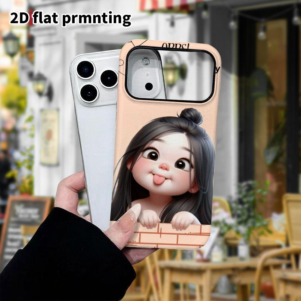 Phone Case: 2D flat design suitable for iPhone 18 17 16 15 14 13 Pro film protective case, couple style, playful and quirky, Christmas and Halloween g