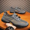 Outdoor Mesh Men Sneakers Slip On Men Loafers Breathable Summer Casual Shoes For Men Lightweight Camping Hiking Shoes
