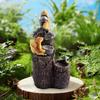 Solar Powered Squirrel Garden Ornament Animal Outdoor Patio Decor Squirrel Duck Flowing Water Solar Ornament Home Garden Decor