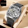 Watch Men's Top Brand Luxury Clock Double-sided Hollow Automatic Mechanical Retro Flower Night Light Men's Watch