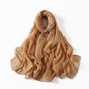 New Cotton Linen Scarf For Women Girls Students Autumn Classic Solid Color Scarves Retro Soft Foulard Viscose Female Wrap Shawls