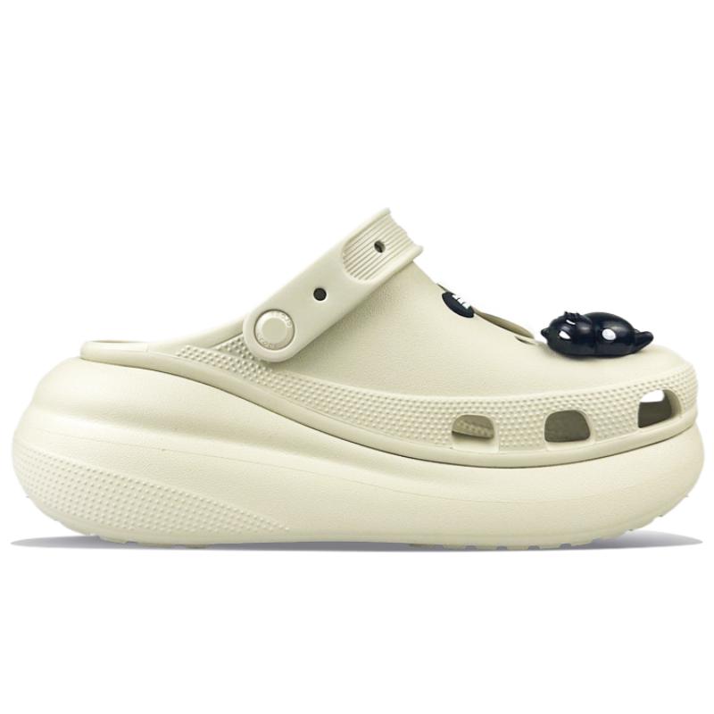 Crocs Crush Clog BNK Kitten Funny Fish Naughty Cute Cute Snoring Gift Box Hole Shoes Unisex Black and White