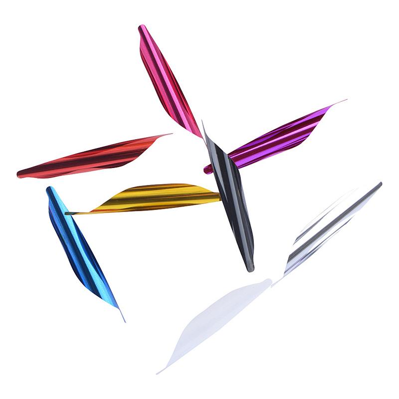 50 PCS/Box Archery Spin Vanes Rotary Fletches Archery Accessories DIY Arrow Spiral Feather Hunting Shooting Accessories