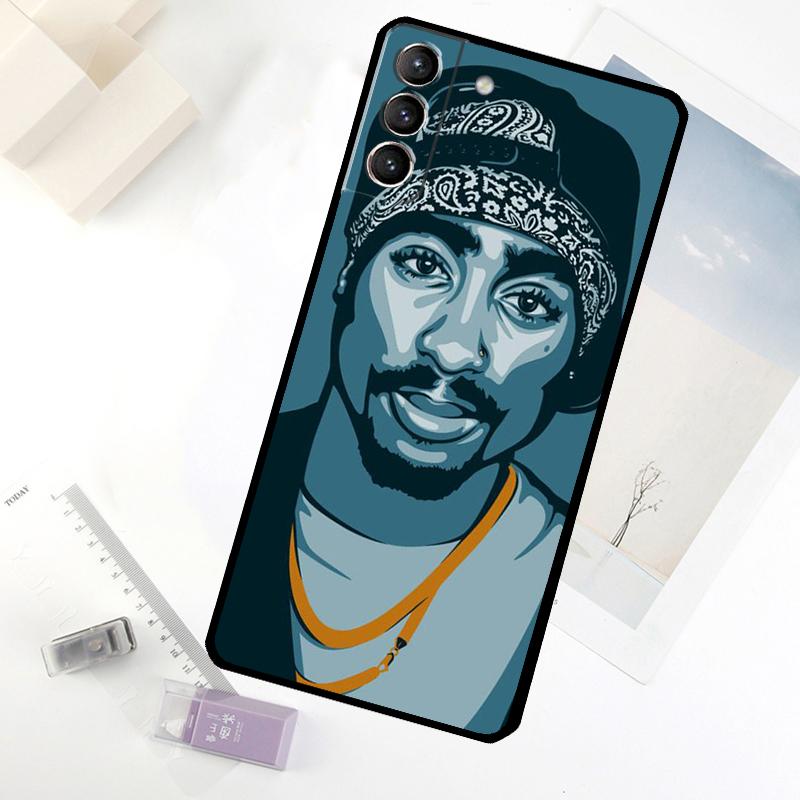 Чехол для телефона Tupac 2Pac Amaru Shakur для Samsung Galaxy S25 S26 Ultra S20 S21 S22 S23 S24 Ultra S10 Plus S25 FE