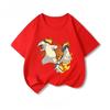 Potdemiel  New Summer Style Pure Cotton Childrens TShirts Pikachu Print Unisex Size Comfortable and Breathable