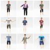 1SET 1/6 Casual Wear Shirt & Trousers Shorts For Ken Boy Doll Summer Outfits Short Pants Clothes For Barbie Ken Doll Accessories