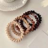 4/5Pcs Hair Ring Stretchy High Elasticity Contrast Teens Hair Tie Band Rope Ponytail Holder Hair Accessories