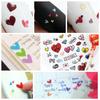 Petit Fancy Наклейки «Сердце любви» (по 10 шт. каждая) — 19 вариантов (трехмерные/корейские/украшения/скрапбукинг своими руками)