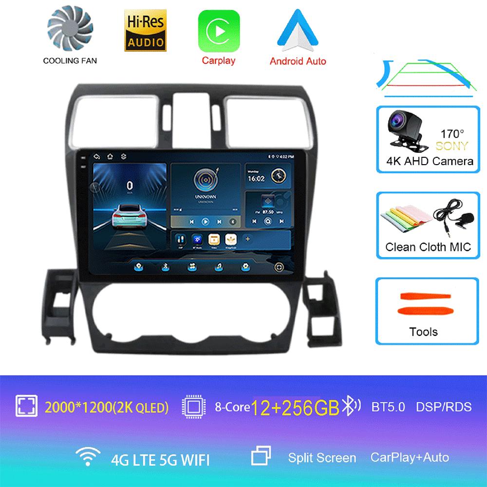 Android 14 Радио для Subaru Forester 4 SJ XV WRX 2012 - 2018 Carplay Стерео GPS Навигация Видео Плеер Автомобильная Мультимедиа 2din Carplay DVD