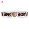 Elastic Adjustable Kids Heart Belt Waist Belt Dresses Girls Elastic Belts