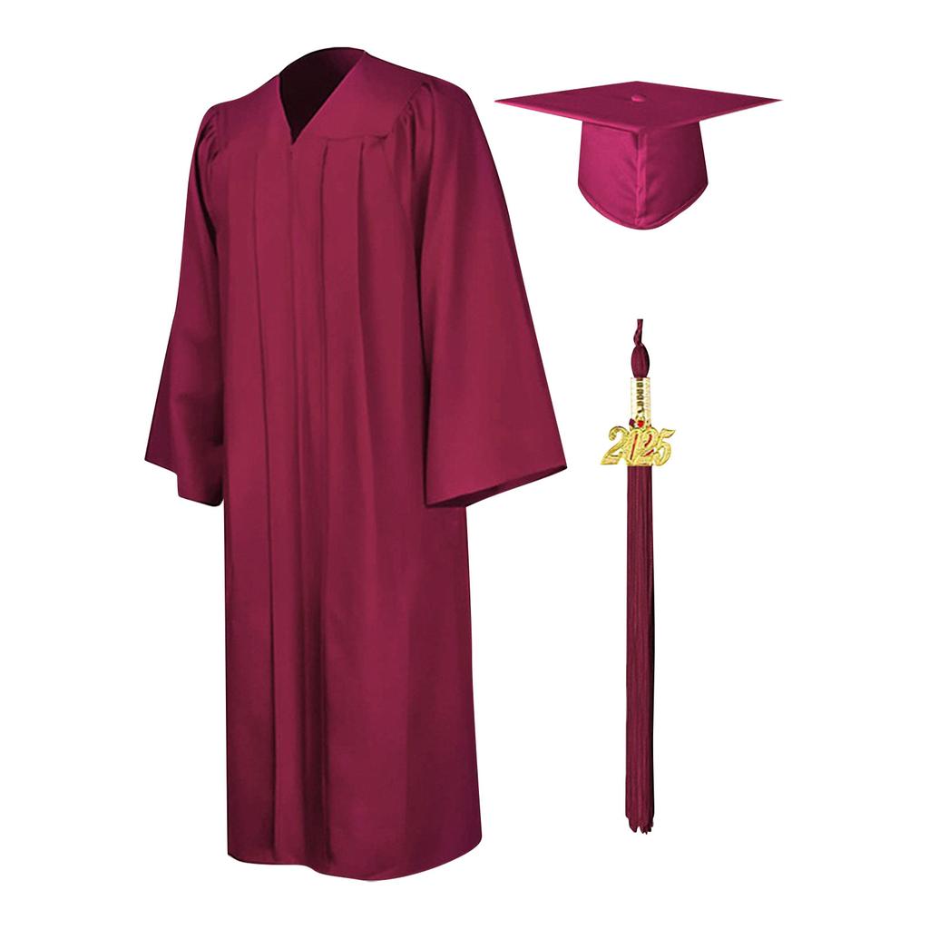 Комплект мантии бакалавра для взрослых однотонный, платье для выступления, выпускное платье, платье для бала
