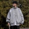 Японский Серый Y2k Спортивный Костюм Мужской Блейзер Бомбер Varsity Куртка Пальто Streetwear Пилот Для Мужчин Корейский Стиль Одежды 2023 Techwear