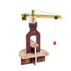 Игрушечные деревянные треки, аксессуары для волшебной железнодорожной машины, забавная подвесная игрушка-башенный кран, инженерное строительство, подарок для мальчика X34