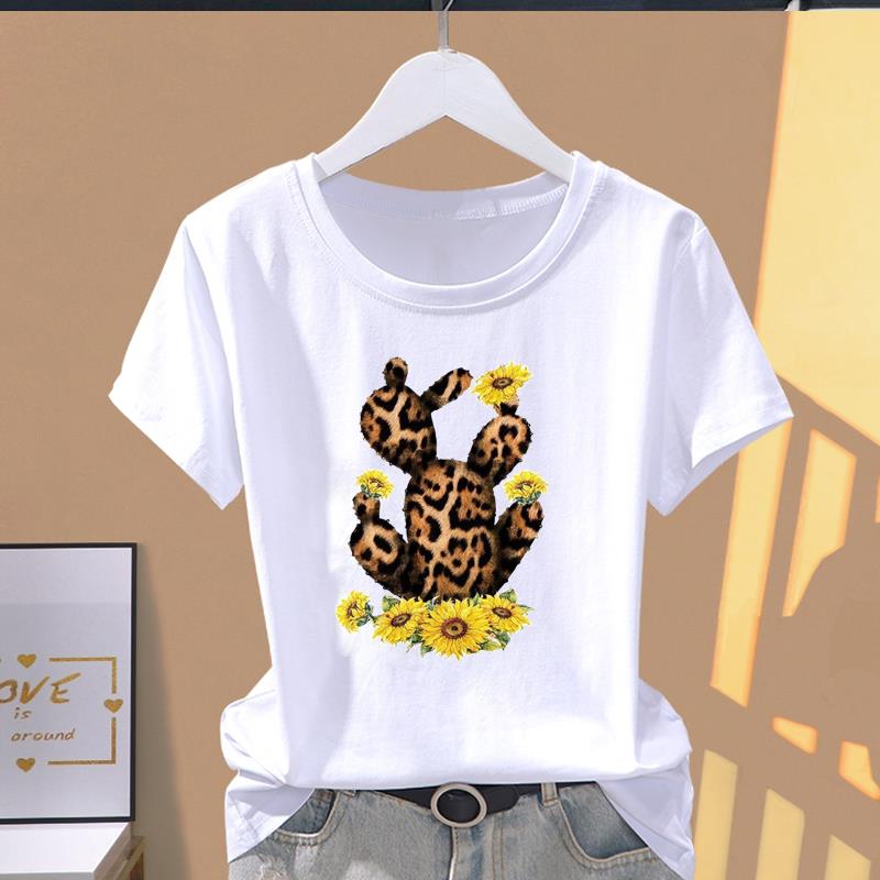 Asian Size-Print Graphic Tee Butterfly Cartoon Trend Ladies Female T Clothing Casual Women's Summer Top Fashion Short Sleeve T-shirt