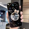 For OPPO Find X9 Ultra Case Soft Plating brick inlaid pearl butterfly makeup mirror Smooth Electroplated For OPPO Find X9S Back Cover