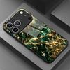 Изумительный чехол для телефона зеленовато-золотистого цвета для funda iphone для iPhone 17 Pro Max защитное стекло для iPhone 17 16 15 14 13 12pm Pro Plus