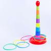 Набор для игры в метание колец для детей, красочный, для улучшения координации рук и глаз, для занятий спортом в помещении и на открытом воздухе, большой размер