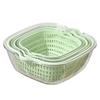 1/3 шт. двухслойные раковины для фруктов и овощей, сливные корзины с ручкой, пищевые