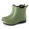 Ботинки, женские резиновые сапоги, непромокаемые нескользящие резиновые туфли без шнуровки, обувь для воды для взрослых, новинка 2024 года, модные женские резиновые сапоги «Челси»