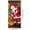 Background Christmas Door Cover Door Hanging Fabric Flag Cute Door Banner  Christmas